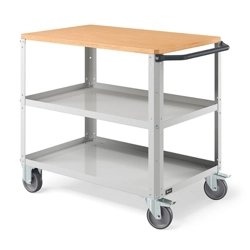 vendita online Carrello clever 1009 large mm.1024x615x870h - grigio chiaro ral7035 Carrelli e Contenitori Per Officina - Moduli Per Carrelli Fami